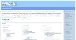 Desktop Screenshot of mythyroid.com