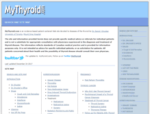 Tablet Screenshot of mythyroid.com